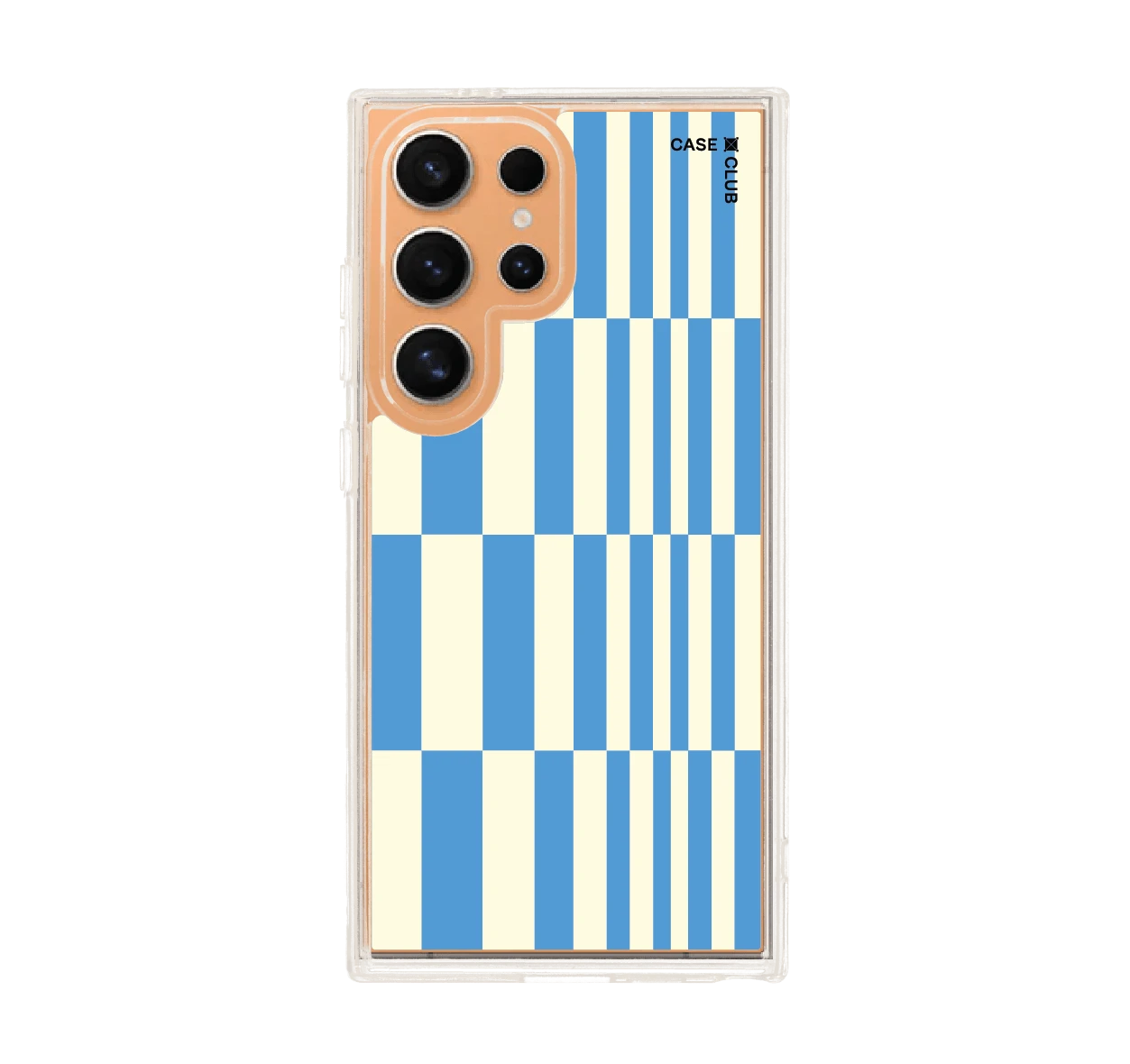 blue asymmetrical textile